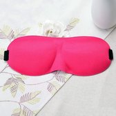 Premium Zijden - 3D Deluxe - Slaapmasker - Oogmasker - Roze