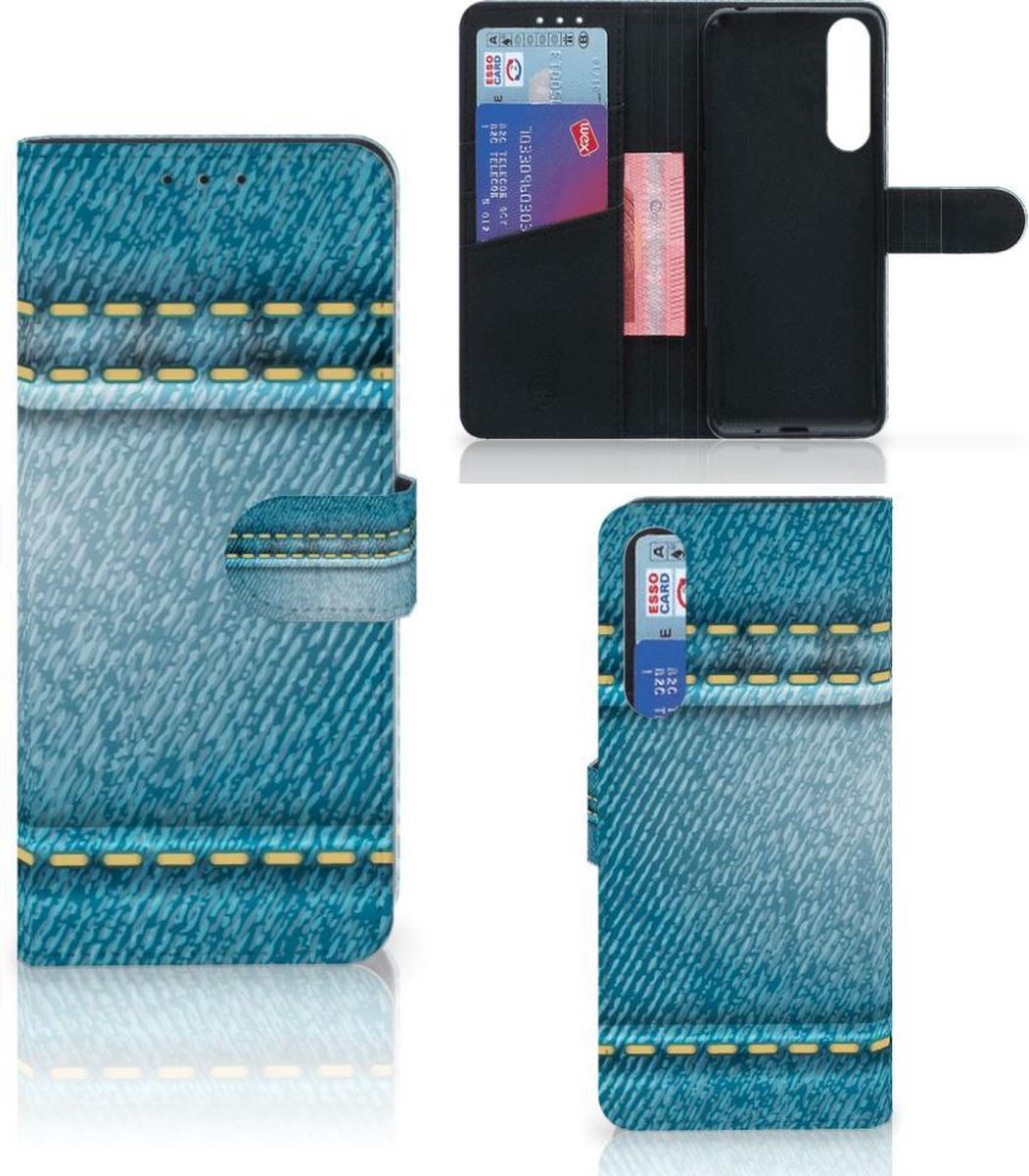 Sony Xperia 1 II Wallet Case met Pasjes Jeans