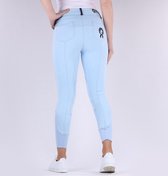 Paardenpraattv Rijbroek Paardenpraat By Ej Matzy Knie Grip Kids - Light Blue - 128