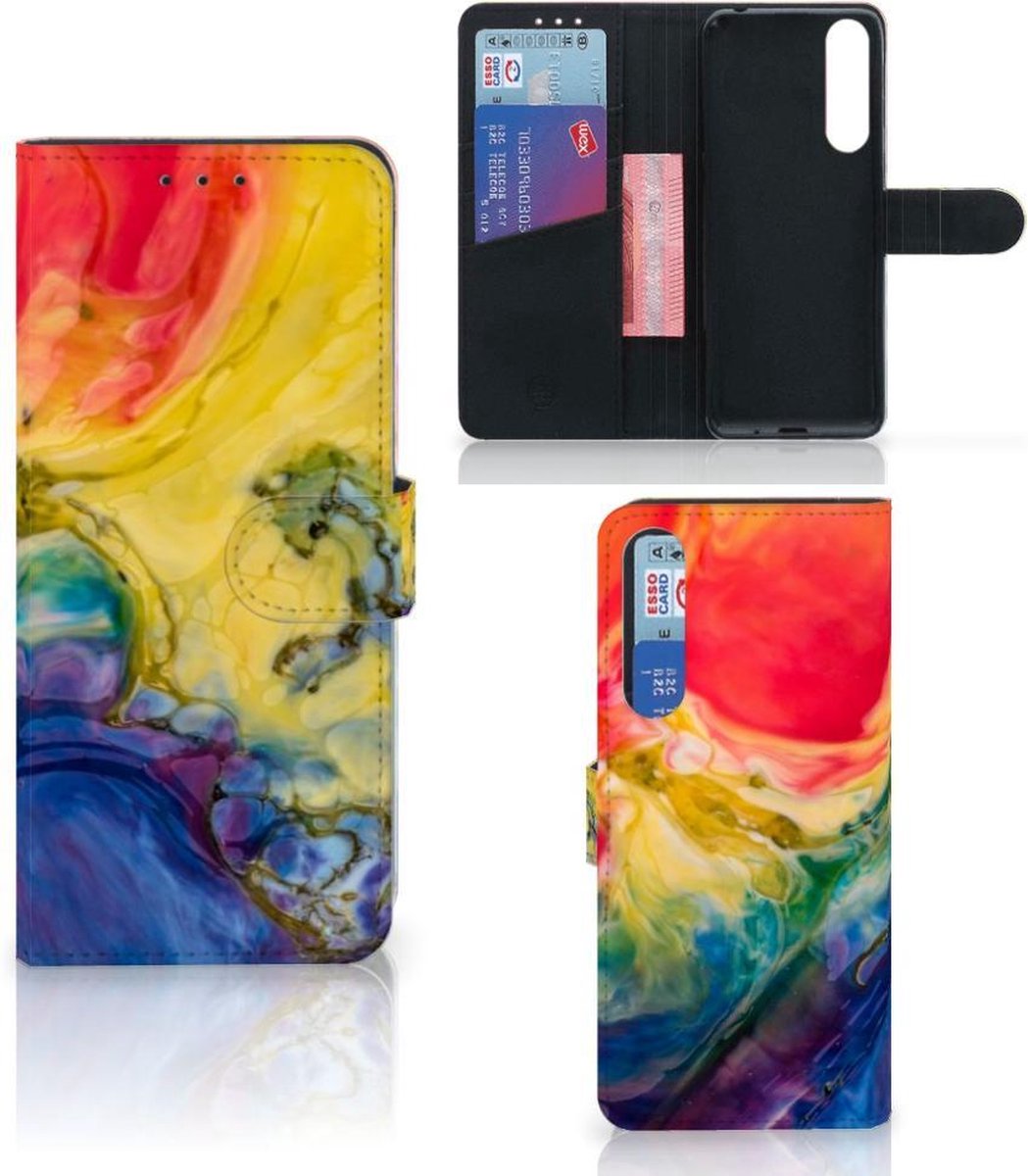 Hoesje Sony Xperia 1 II Watercolor Dark