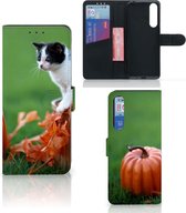 Flip Case Sony Xperia 1 II Hoesje Kitten
