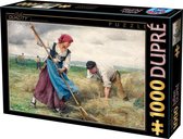 Dupre - Het hooien van gras (1000 stukjes, kunst puzzel)