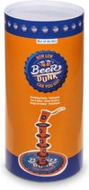 Out of the Blue Beer Dunk - Drankspel - 18 bekers - 8 bierviltjes - 1 speelmat