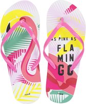 Teenslippers flamingo maat 42