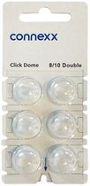 Click Dome - 8 MM / 10MM - Double - Hoortoestel tip - Dome - Signia - AudioService - Siemens