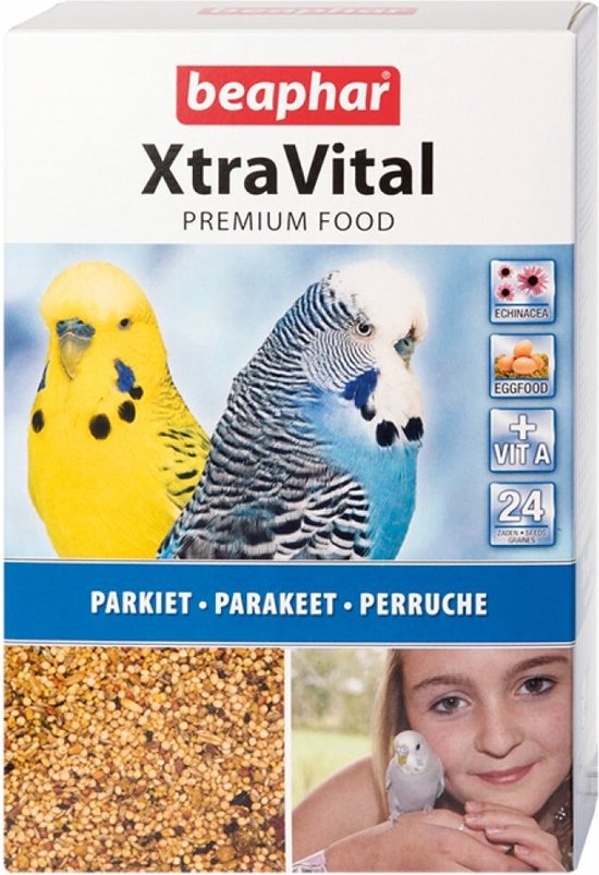Perruche Beaphar Xtravital - Nourriture pour oiseaux - 1 kg
