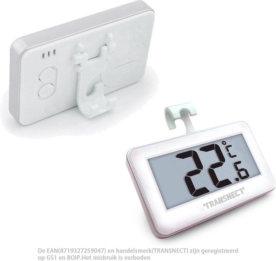 TRANSNECT Koelkast thermometer - Keukenthermometer | bol
