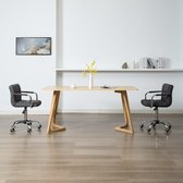 Eetkamerstoelen draaibaar set van 2 stuks (Incl LW anti kras viltjes) - Eetkamer stoelen - Extra stoelen voor huiskamer - Bureau stoel - Dineerstoelen – Tafelstoelen
