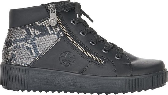 Rieker - Dames schoenen - M6434-00 - zwart - maat 39 | bol.com