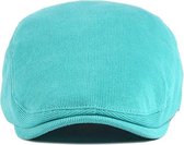 Flatcap Rib Aqua - Moderne platte pet