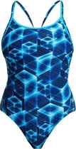 Another Dimension Diamond back one piece - Dames | Funkita