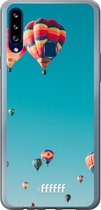 Samsung Galaxy A20s Hoesje Transparant TPU Case - Air Balloons #ffffff