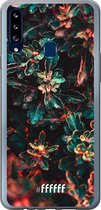 Samsung Galaxy A20s Hoesje Transparant TPU Case - Ornament #ffffff