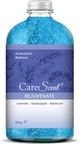 CareScent Rejuvenate Badzout | Bad Zout met Etherische Olie | Lavendel - Sinaasappel - Basilicum | 650 gram