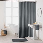 Livetti | Douchegordijn - Shower Curtain | 180x200 | Polyester | Inclusief Ringen | Een Stk | Grijs