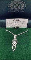 Keltische godin hanger met zirkonia - Toucan of Scotland -  Sterling zilver