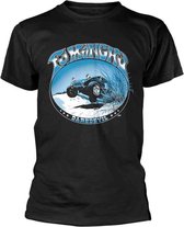 Fu Manchu Heren Tshirt -L- Daredevil Zwart