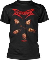 Dismember Heren Tshirt -S- Pieces Zwart