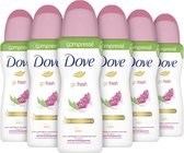 Dove Go Fresh Anti-transpirant Deodorant Pomegranate - 6 x 75 ml - Voordeelverpakking