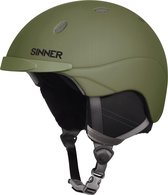 SINNER Titan Skihelm - Mosgroen - Unisex - Maat 57 (M)