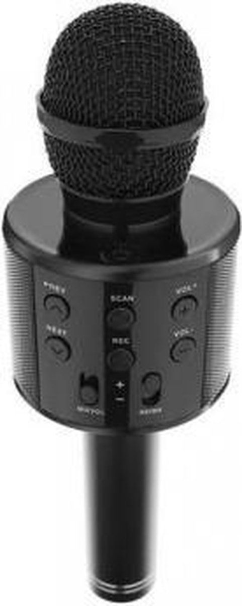 Draadloze karaoke microfoon met bluetooth en ingebouwde speaker - Zwart -  inclusief... | bol.com