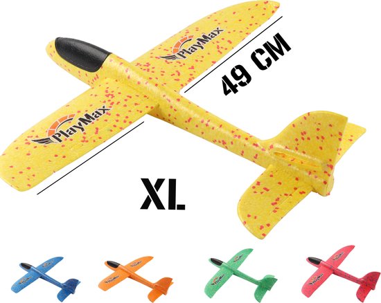 Vliegtuig Vakantie Speelgoed - Geel - XL - Buiten Speelgoed Kinderen -  Wegwerp -... | bol.com