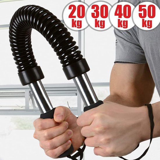 Borsttrainer - 61x40cm Ijzeren Arm- En Schouder Trainer Met Instelbare Weerstand (0-80 Kg) Voor Krachttraining Thuis