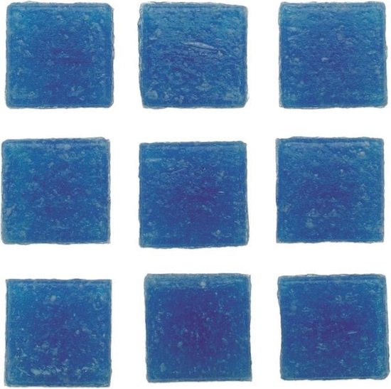 warm Buiten Symmetrie Mozaieken maken 240x blauwe steentjes 2 x 2 cm - Hobby artikelen en zelf  knutselen | bol.com