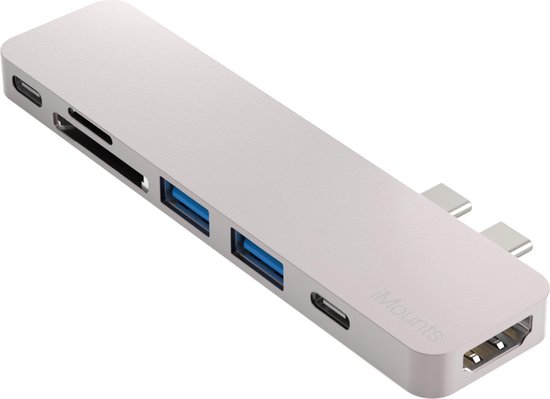 Concentrateur USB-C iMounts Macbook Pro - HDMI - Thunderbolt 3