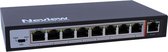 8 x PoE & 1x uplink - Professionele PoE switch voor 8 PoE apparaten - Met 8 x IEEE802.3af PoE poort - Voor bijv. IP camera's, accesspoints, etc.