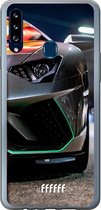 Samsung Galaxy A20s Hoesje Transparant TPU Case - Lamborghini #ffffff