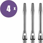 ABC Darts - Dart Shafts - Aluminium Zilver - In Between - 3 Sets (9 stuk)