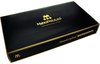 Afbeelding van het spelletje Walnoot-print Backgammon 48x60 cm - Luxe -in prachtige kist