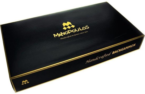 Afbeelding van het spel Walnoot-print Backgammon 48x60 cm - Luxe -in prachtige kist