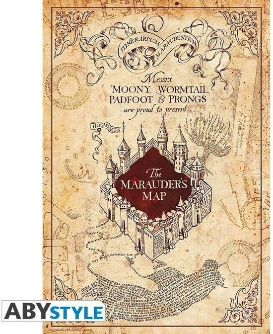 Harry Potter - Marauder's Map - Poster '91x61'
