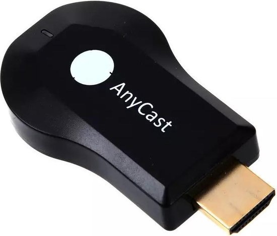 Anycast 1080 P - Anycast - TV streaming - Draadloos - Mediastreamer - Smart TV Dongle - Telefoon/tablet naar TV - Things you need