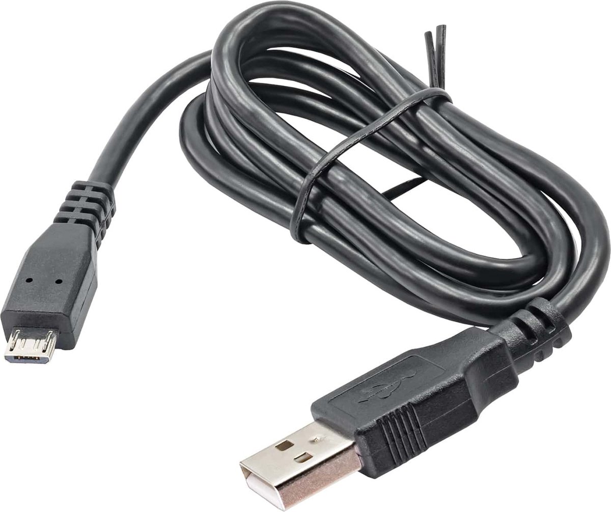 Akyga AK-USB-21 Serie - USB Kabel - 1m - Micro-USB B - Zwart