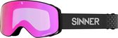 SINNER Olympia+ Skibril - Zwart - Roze SINTRAST Lens