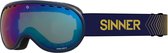 SINNER Vorlage Skibril - Donkerblauw - Blauwe Spiegellens