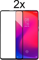 Xiaomi Mi 9T Screenprotector - Beschermglas Xiaomi Mi 9T Screen Protector Glas - Full Cover - 2 Stuks