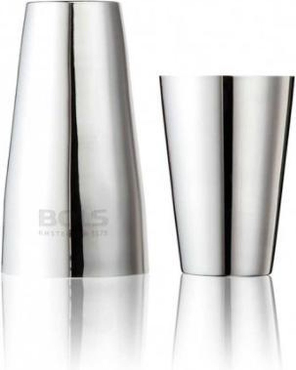 Luxe Bols Cocktail Shaker Tin on Tin Polished RVS Shaker Cocktail