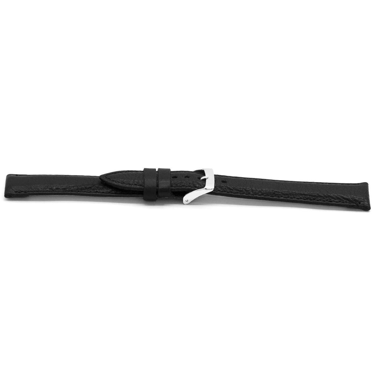Horlogeband C012 Dover Zwart XL 12x10 mm