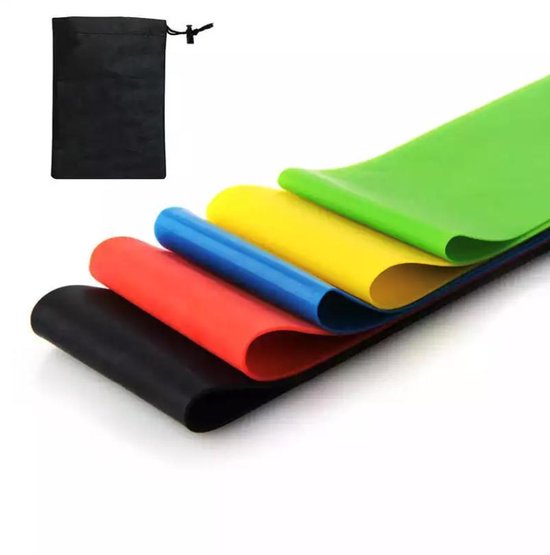 Rebel Active 10 delige Weerstandsbanden Set - Resistance Bands Set met