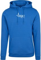 FitProWear Trui Heren - Blauw - maat XL - Mannen - Hoodie - Trui  - Sweater - Sporttrui - Sportkleding - Casual kleding - Trui Heren - Blauwe trui - Katoen / Polyester - Trui Capuc