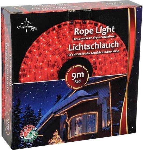 Gezamenlijke selectie Passend Competitief Christmas Gifts- Kerstverlichting rode led verlichting - lichtslang van 9  meter - Voor... | bol.com