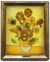 Magneet 2D MDF Zonnebloemen - Van Gogh - Souvenir