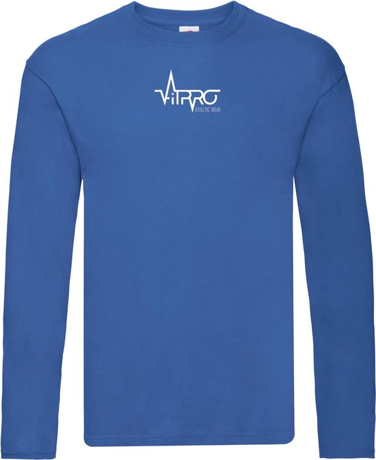 FitProWear T-Shirt Lange Mouwen Heren - Blauw - Maat S - Longsleeve - Shirt  met lange... | bol.com