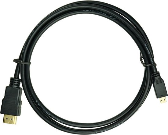 Vues Micro HDMI naar HDMI kabel - Converter - Ondersteunt 4K  HD - HDMI port - 1.5 meter - Vues
