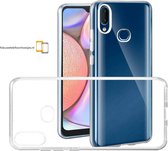 Nieuwetelefoonhoesjes.nl / Samsung Galaxy A10S Transparant siliconen hoesje