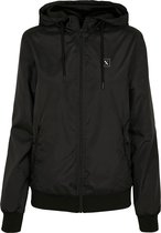 LXURY Regenjas Dames - Zwart - Maat XS - Jassen - Windjack - + Gratis sporttas - Sportkleding